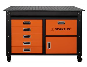 Mobilny warsztat spawalniczy D16 z częsciami